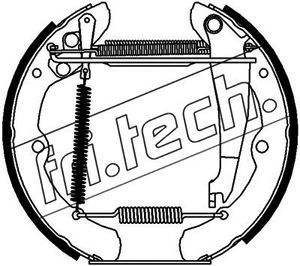 16195 fri.tech. Комплект тормозных колодок