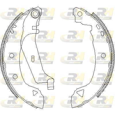 418203 ROADHOUSE Комплект тормозных колодок