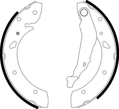 8DB355001761 HELLA PAGID Комплект тормозных колодок