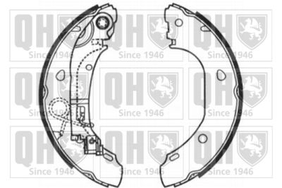 BS1154 QUINTON HAZELL Комплект тормозных колодок