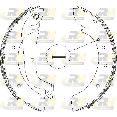 417800 ROADHOUSE Комплект тормозных колодок
