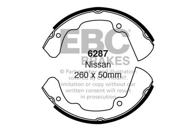 6287 EBC Brakes Комплект тормозных колодок