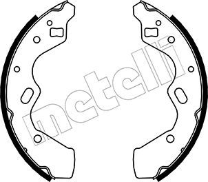 530219 METELLI Комплект тормозных колодок