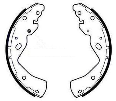 BXS1316 BENDIX Braking Комплект тормозных колодок