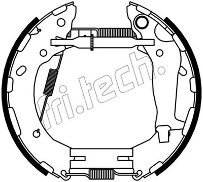 16531 fri.tech. Комплект тормозных колодок