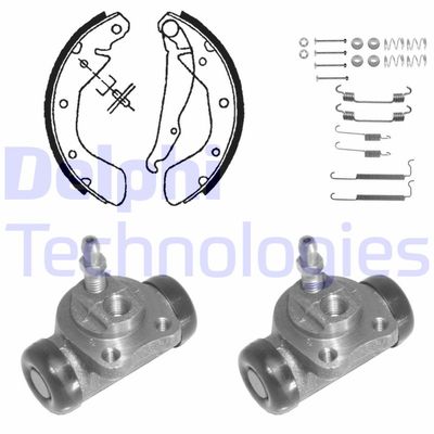 1049 DELPHI Комплект тормозных колодок