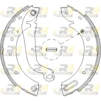 451300 ROADHOUSE Комплект тормозных колодок