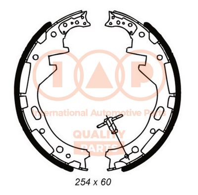 70513040 IAP QUALITY PARTS Комплект тормозных колодок