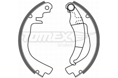 TX2151 TOMEX Brakes Комплект тормозных колодок