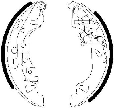 2255651 Omnicraft Комплект тормозных колодок