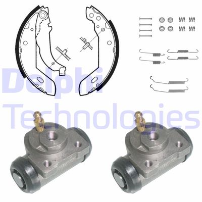 KP871 DELPHI Комплект тормозных колодок