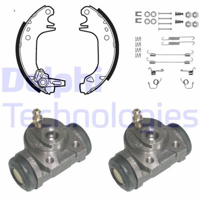 KP831 DELPHI Комплект тормозных колодок