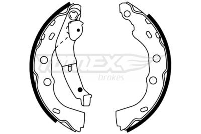 TX2245 TOMEX Brakes Комплект тормозных колодок