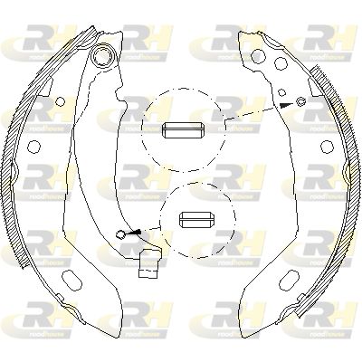 408300 ROADHOUSE Комплект тормозных колодок