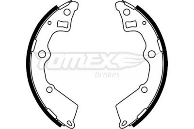 TX2225 TOMEX Brakes Комплект тормозных колодок