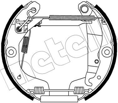 510364 METELLI Комплект тормозных колодок