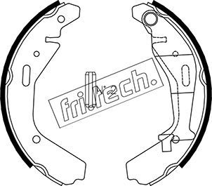 1073176 fri.tech. Комплект тормозных колодок