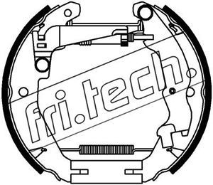 16438 fri.tech. Комплект тормозных колодок