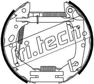 16363 fri.tech. Комплект тормозных колодок