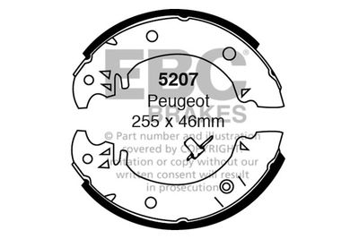 5207 EBC Brakes Комплект тормозных колодок