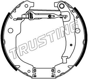 6316 TRUSTING Комплект тормозных колодок