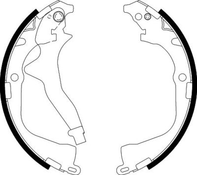 8DB355022061 HELLA PAGID Комплект тормозных колодок