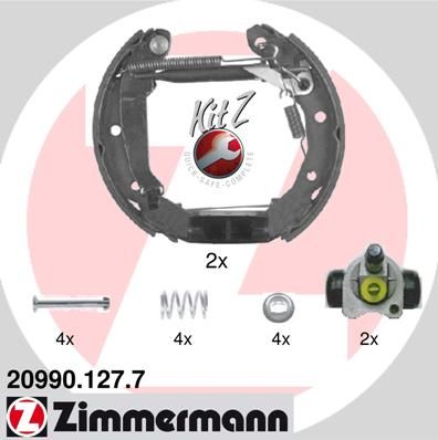 209901277 ZIMMERMANN Комплект тормозных колодок