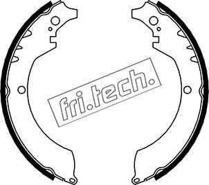 1026335 fri.tech. Комплект тормозных колодок