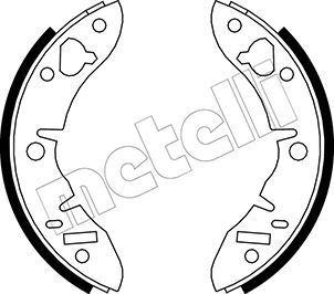 530003 METELLI Комплект тормозных колодок