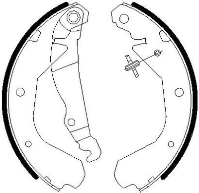 2255838 Omnicraft Комплект тормозных колодок