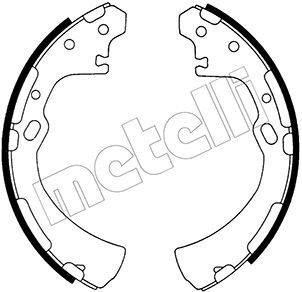 530279 METELLI Комплект тормозных колодок