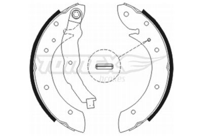 TX2079 TOMEX Brakes Комплект тормозных колодок