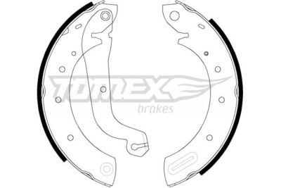 TX2160 TOMEX Brakes Комплект тормозных колодок