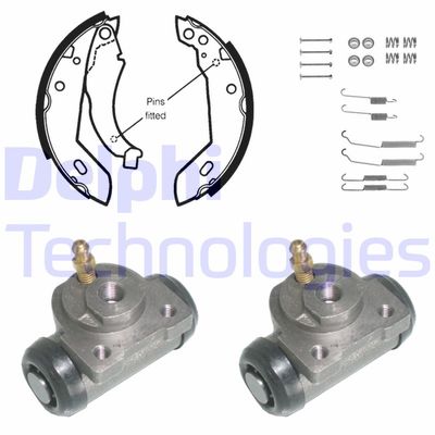 KP872 DELPHI Комплект тормозных колодок