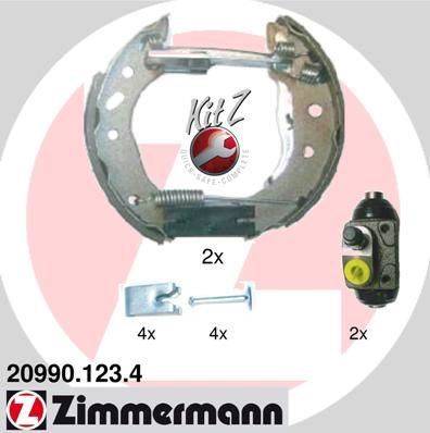 209901234 ZIMMERMANN Комплект тормозных колодок
