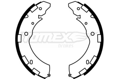 TX2237 TOMEX Brakes Комплект тормозных колодок