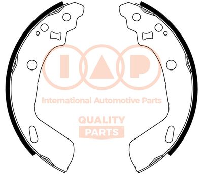 70516064 IAP QUALITY PARTS Комплект тормозных колодок