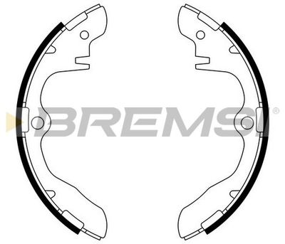 GF0782 BREMSI Комплект тормозных колодок