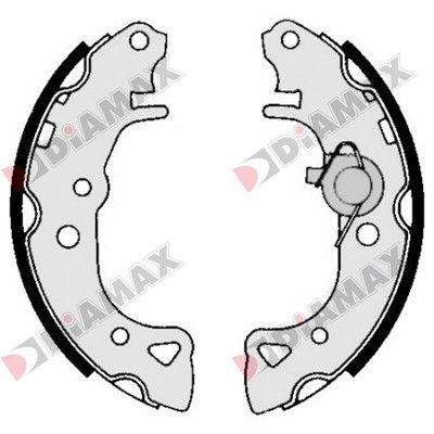 N01037 DIAMAX Комплект тормозных колодок