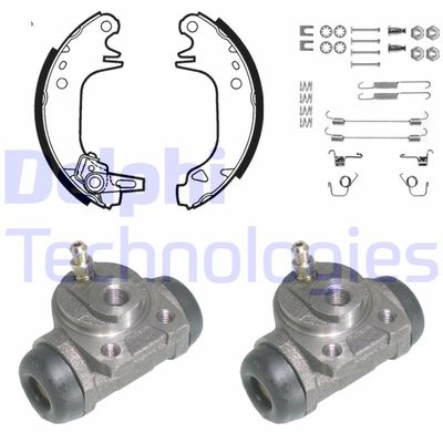 KP869 DELPHI Комплект тормозных колодок