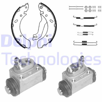 KP1087 DELPHI Комплект тормозных колодок