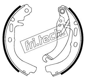 1073161 fri.tech. Комплект тормозных колодок