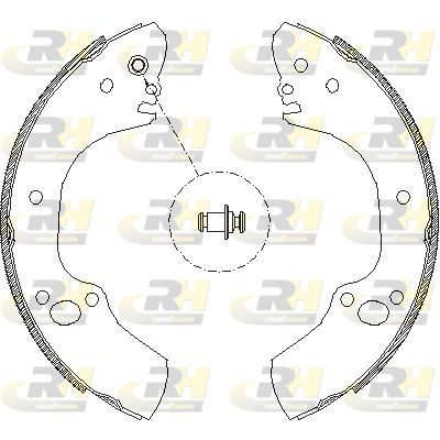 406800 ROADHOUSE Комплект тормозных колодок