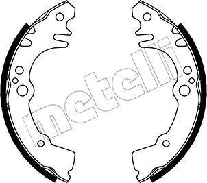 530547 METELLI Комплект тормозных колодок