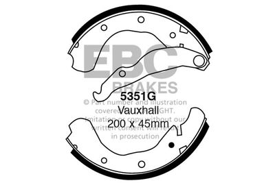 5351G EBC Brakes Комплект тормозных колодок