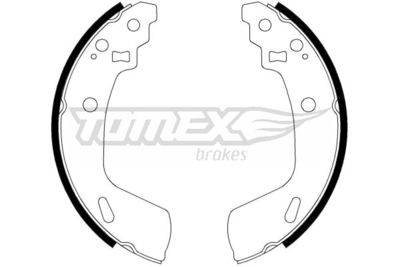 TX2314 TOMEX Brakes Комплект тормозных колодок