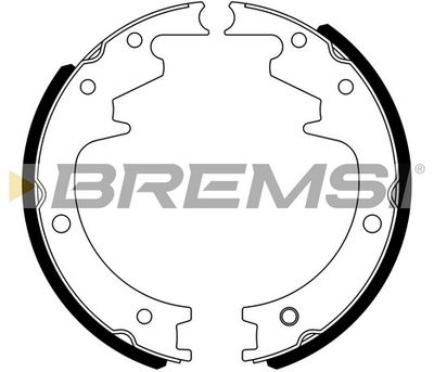 GF0835 BREMSI Комплект тормозных колодок