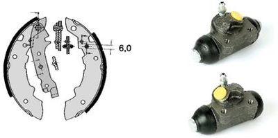 H68012 BREMBO Комплект тормозных колодок