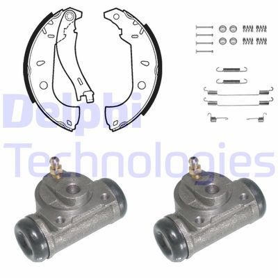 KP761 DELPHI Комплект тормозных колодок