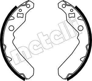 530045 METELLI Комплект тормозных колодок